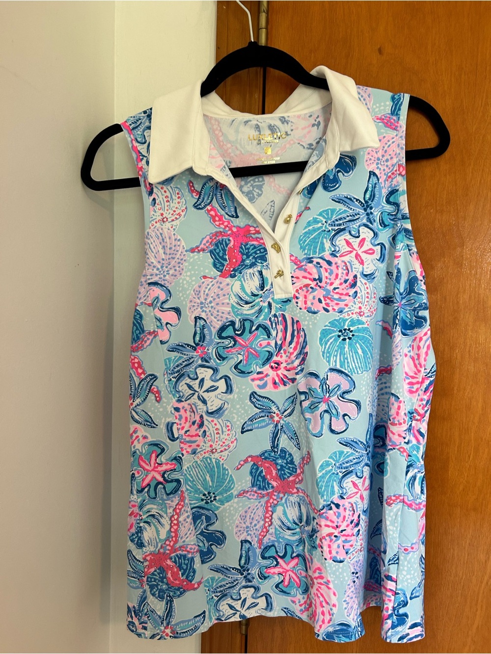 HTF Lilly Pulitzer luxletic golf theme ⛳️ polo